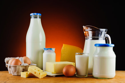 מקורות טובים לחלבון: מוצרי חלב וביצים