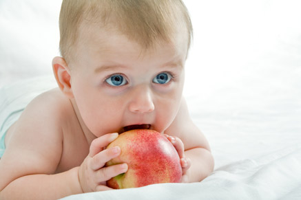 "תינוקות נדרשים לכמות שומן גבוהה כאחוז מסך הקלוריות בתפריטם"