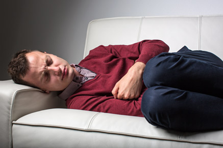 סימפטום להיפוכלורידריה: כאבי בטן