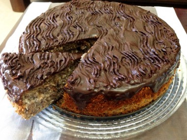 עוגת פרג ושוקולד מושלמת